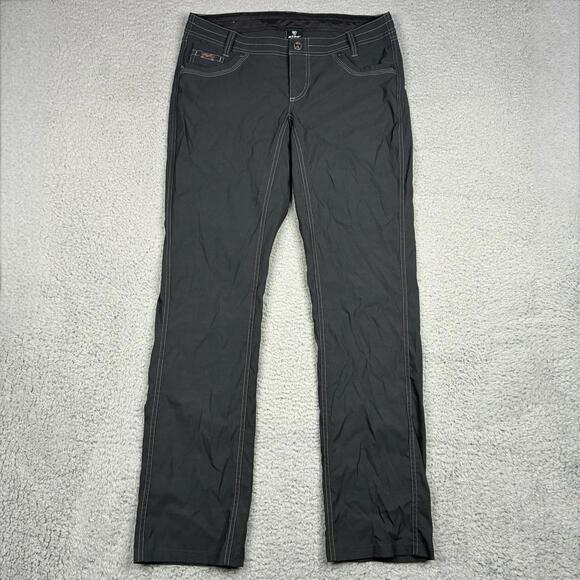 Kuhl Pants - KUHL Pants Women’s 10 Regular Gray Straight Leg Outdoor Hiking Travel Mid Rise